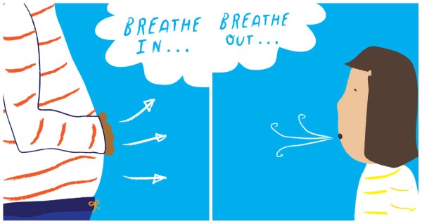 हकलाने का इलाज करने के लिए साँस लेने का व्यायाम blog image