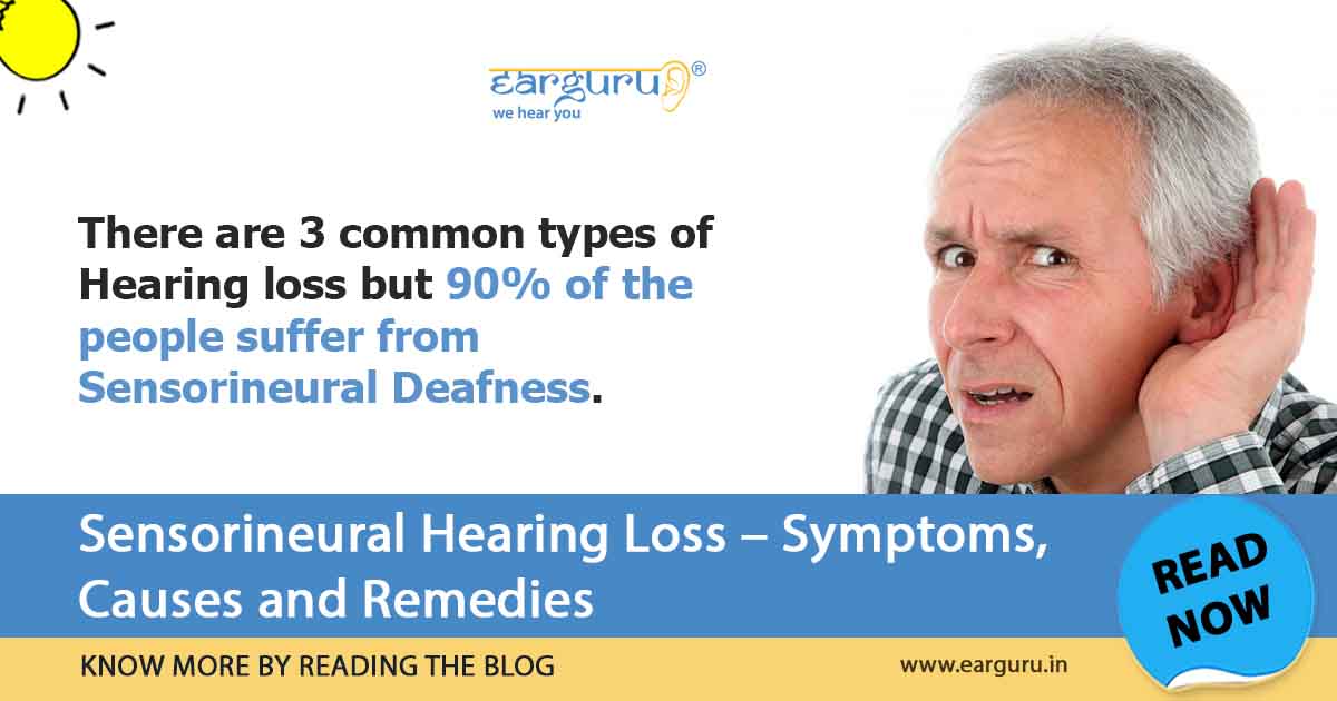 What is Sensorineural Hearing Loss? Read to know the Causes, Treatment