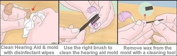Cleaning a Hearing Aid. blog image
