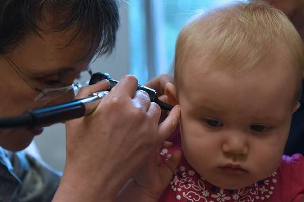 Doctor Checking Baby’s ear for Infection blog image
