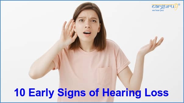 10 Early Signs of hearing Loss. Blog feature image