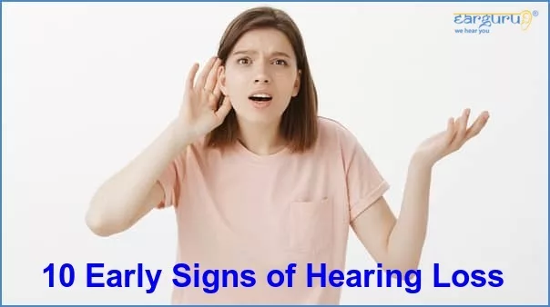 10 Early Signs of hearing Loss. Blog feature image